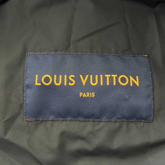 Louis Vuitton Navy Monogram Padded Jacket - Picture 3 of 8